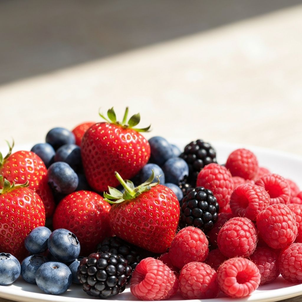Antioxidant-rich berries